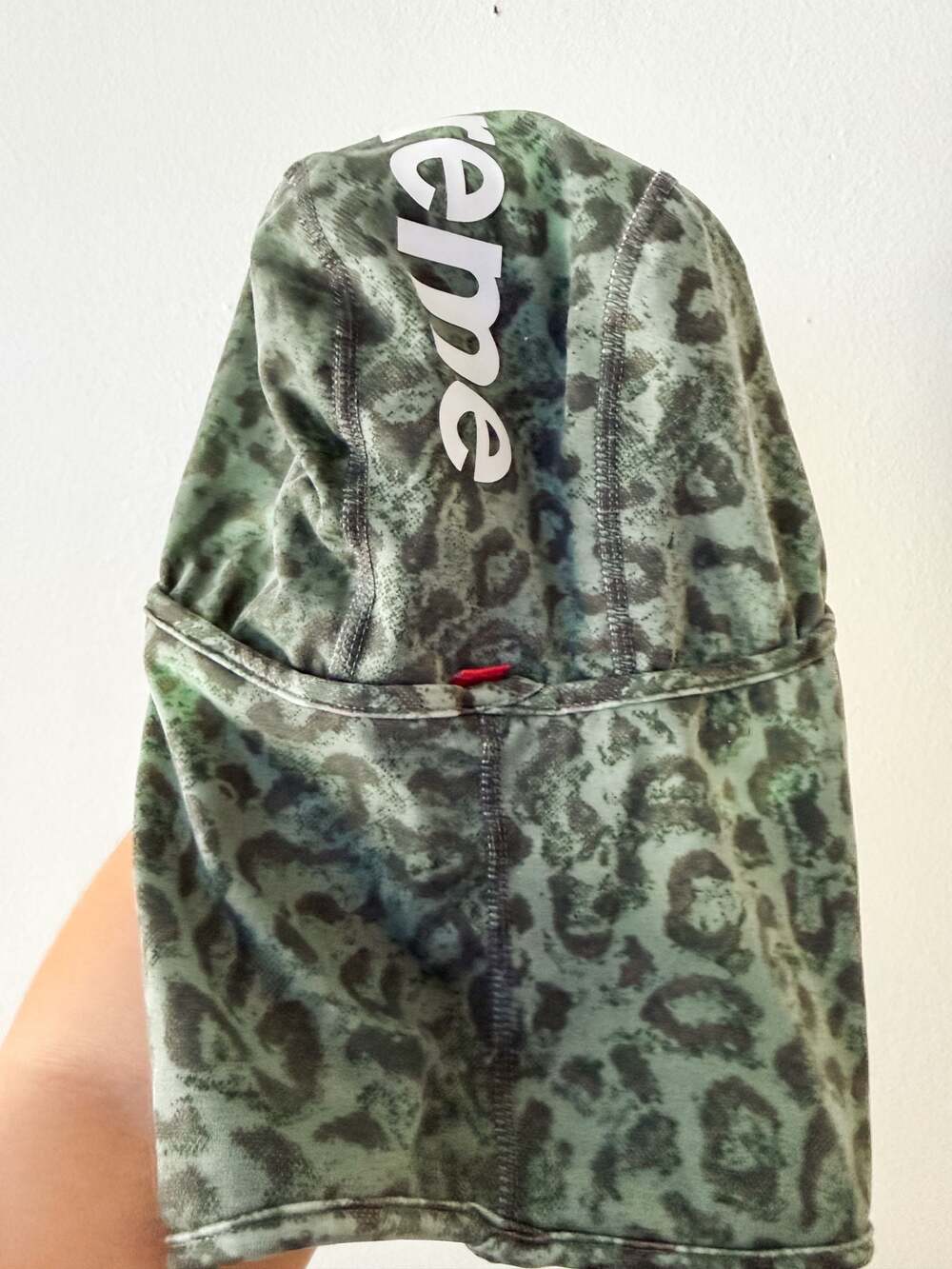 Supreme Heat Reactive Balaclava Leopard Green